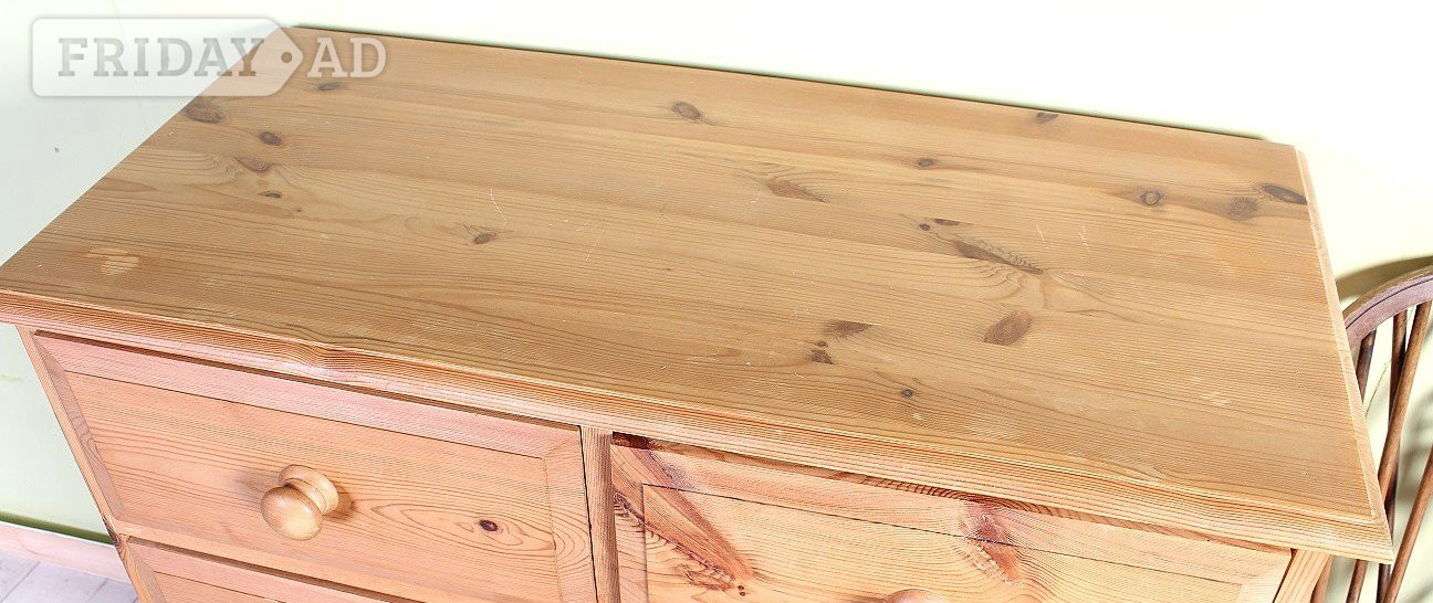 UK Delivery - Farmhouse Pine Chest Of Drawers Clean Condition - Furniture