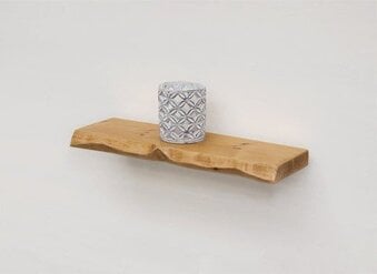 Floating Shelf with live edge - solid timber - customisable