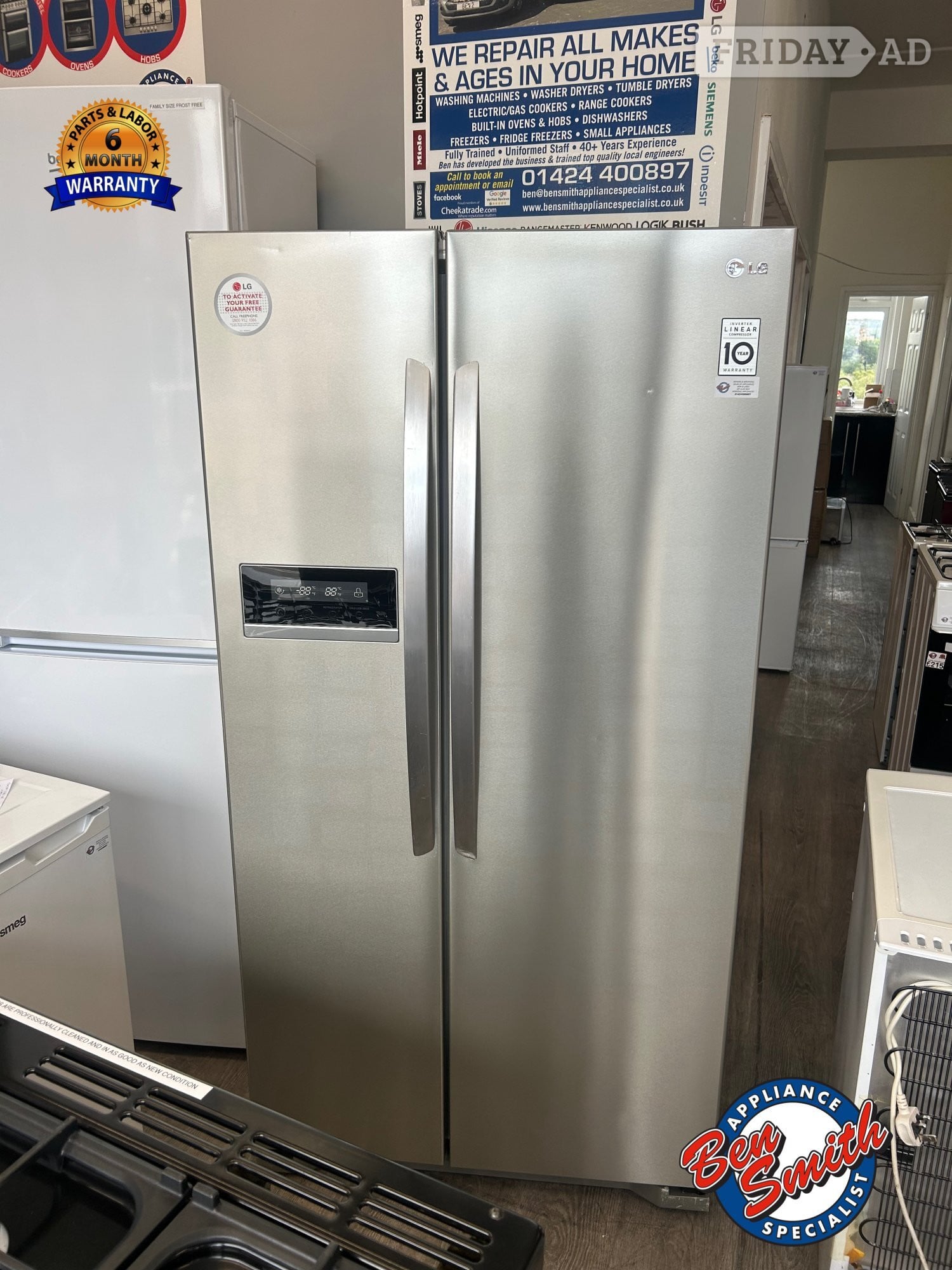 LG AMERICAN FRIDGE/FREEZER in St. Leonards-On-Sea