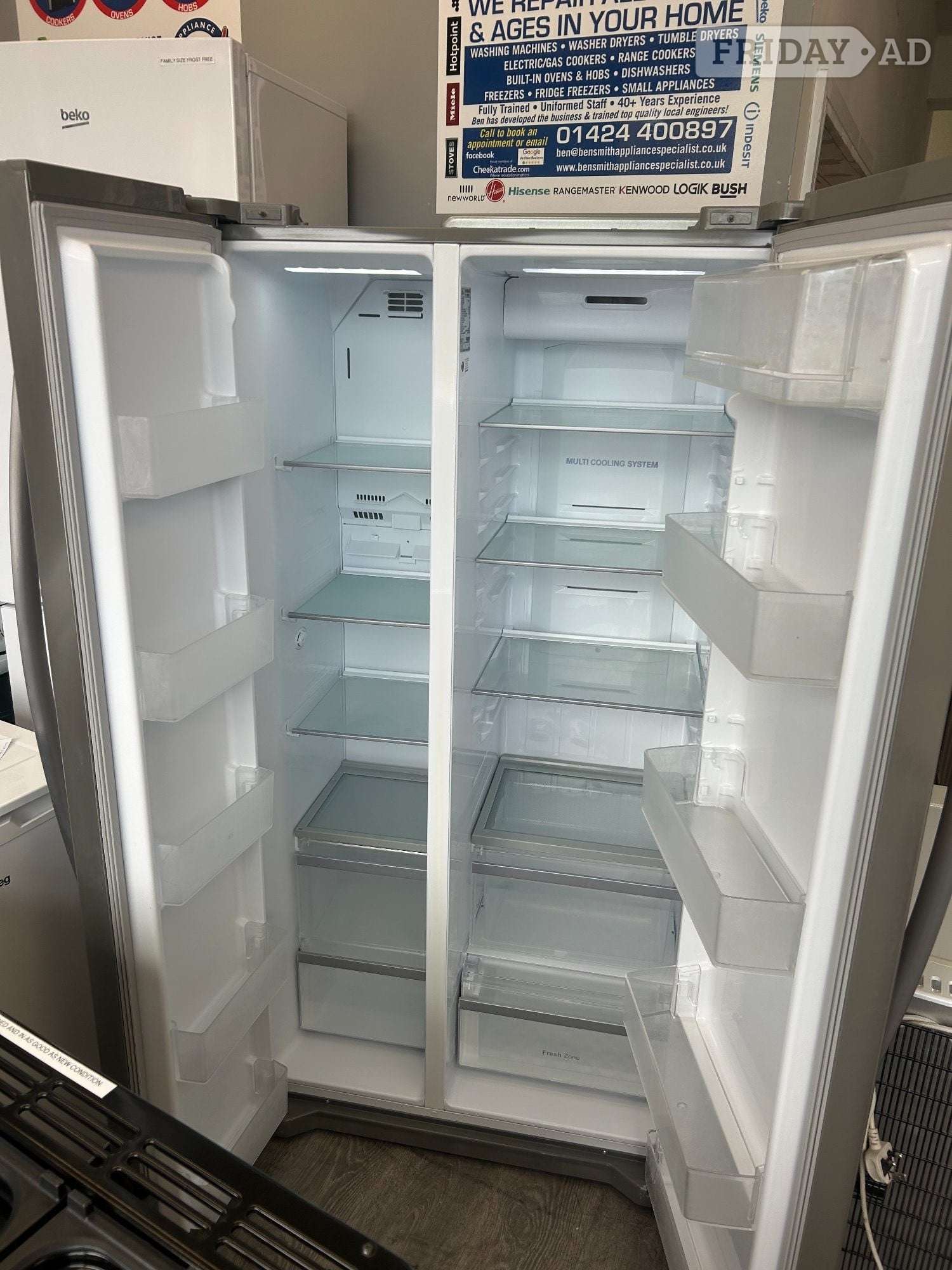 St. Leonards-On-Sea LG AMERICAN FRIDGE/FREEZER