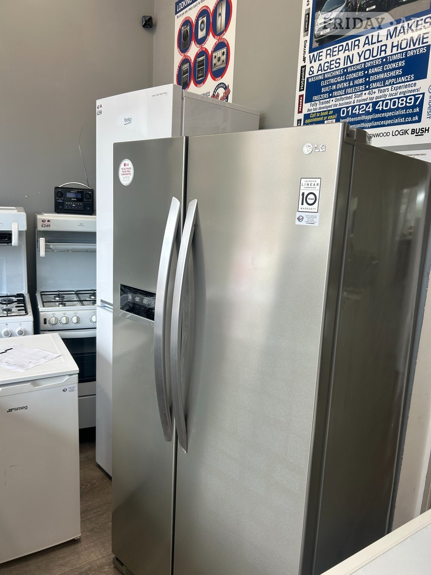 LG AMERICAN FRIDGE/FREEZER - Home Appliances in St. Leonards-On-Sea