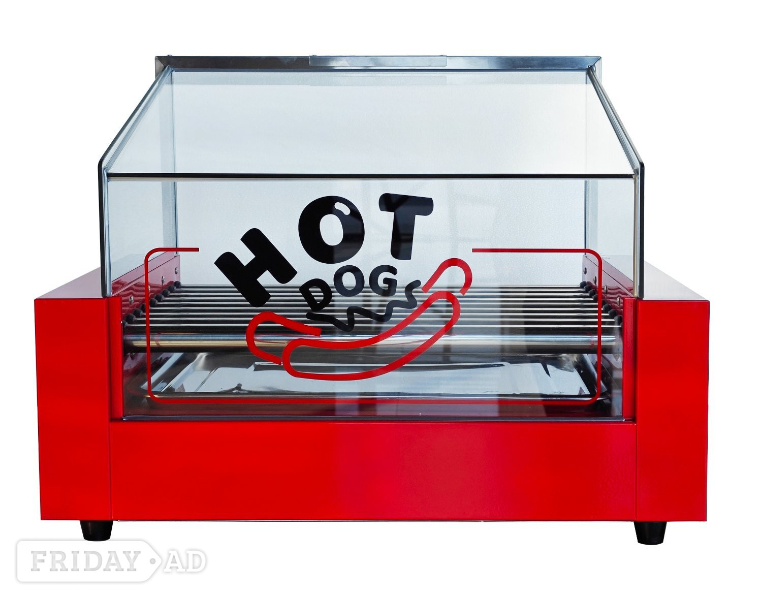 Electric 9 Roller Hot Dog Sausages Grill Cooker with Cover