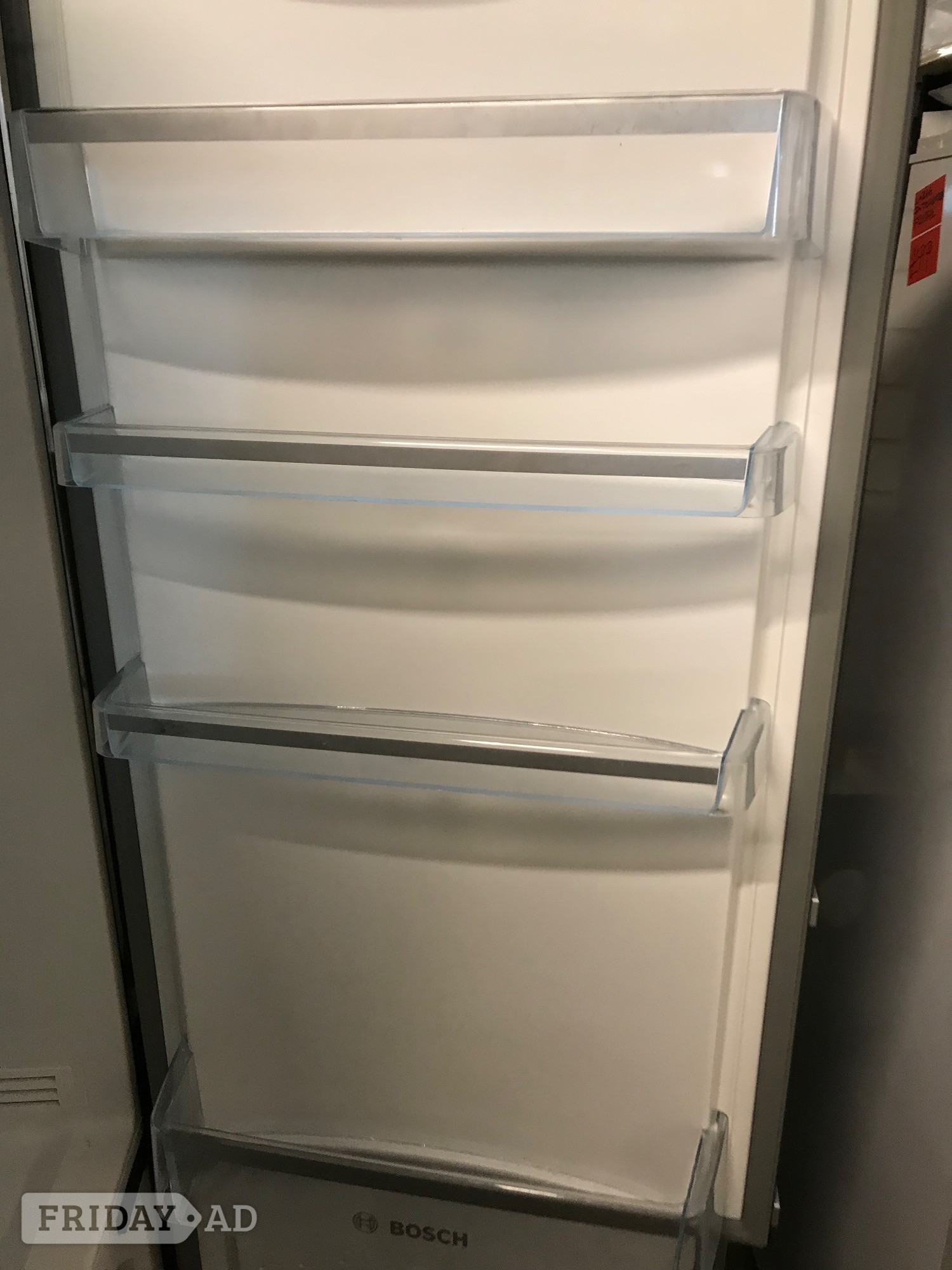 Potters Bar Bosch black frost free fridge freezer 