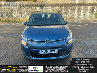 2014 Citroen Grand C4 Picasso Exclusive - New Years MOT - 7 Seats