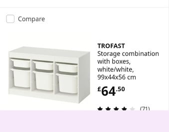 IKEA trofast unit