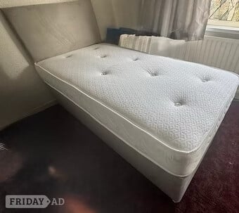 SINGLE - PINEMASTER MEMORY MATTRESS DIVAN BASE & HEADBOARD 