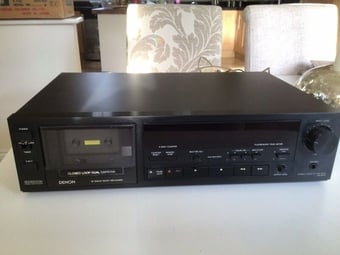 Denon DR-M 33 cassette deck.
