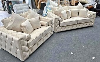 Ashton 3+2 and corner sofa set delivery available 