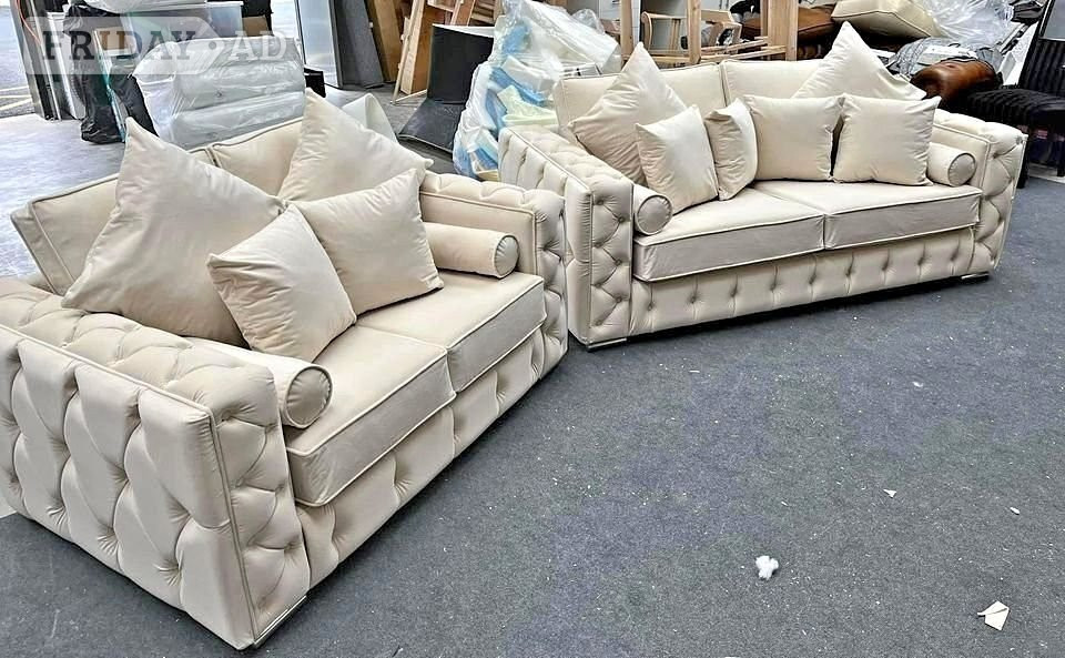 Ashton 3+2 and corner sofa set delivery available  in London