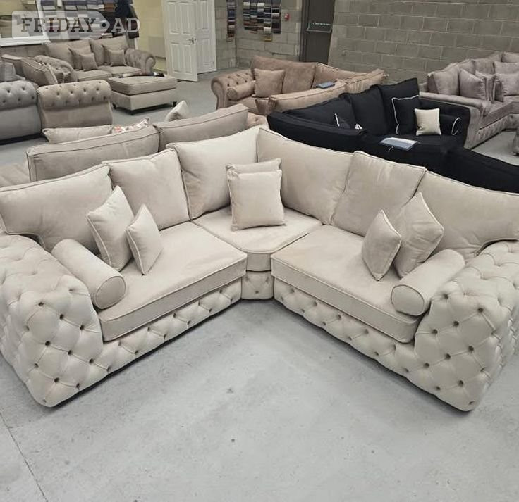 Ashton 3+2 and corner sofa set delivery available 