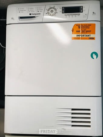 HOTPOINT A+  8KG condenser dryer 