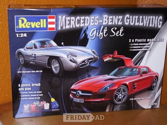 Revell - Mercedes model car kits gift set.