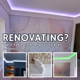COVING LED Lighting CORNICE / Internal and External mouldings 