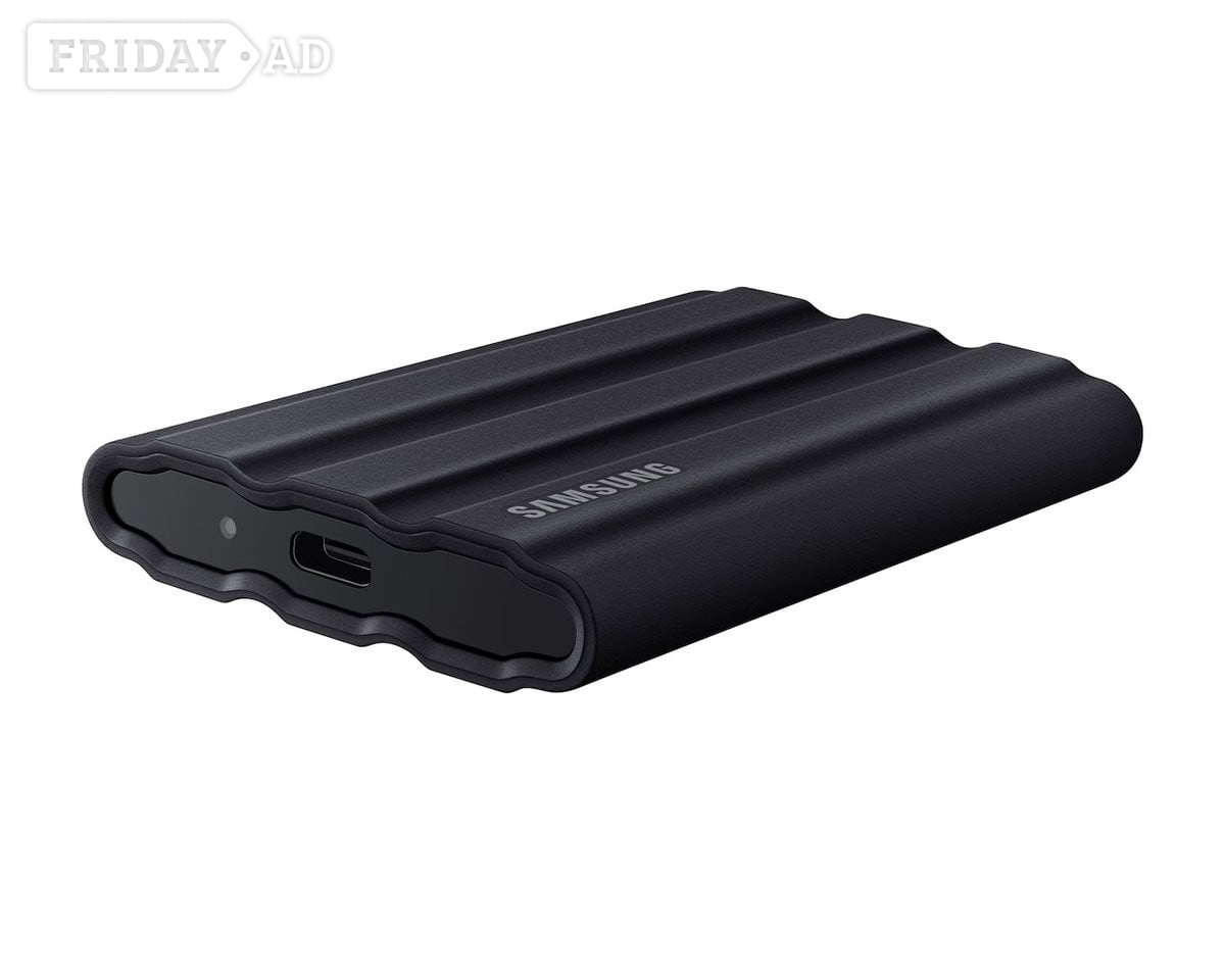 SAMSUNG T7 Shield External SSD - 4 TB - Black 1Gbs High Speed - Computers & Electronics