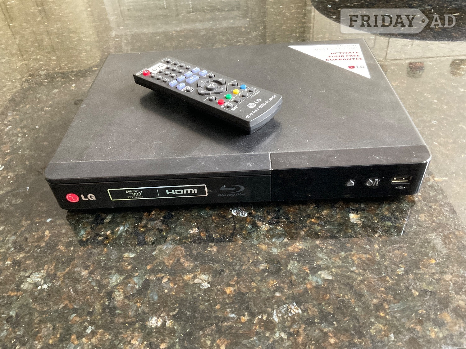 LG Blu-Ray DVD player in Bexhill-On-Sea