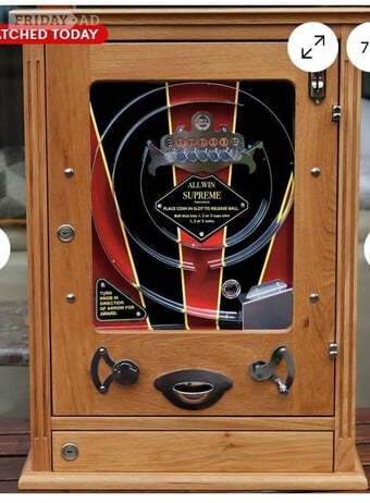Wanted Allwin Supreme Penny Arcade Machine