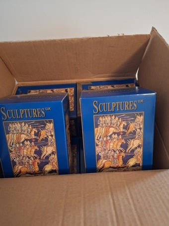 156 SAMURAI WARRIOR SCULPTURES BULK PURCHASE OR BOXS OF 12