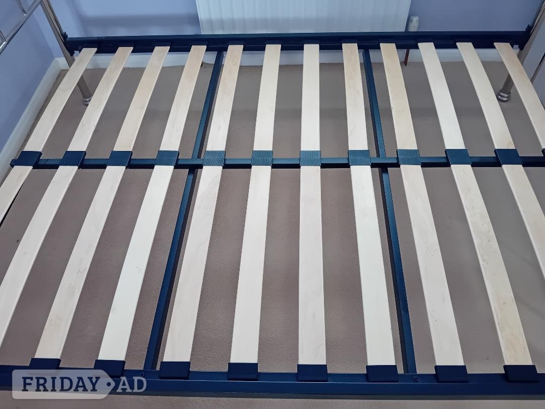 Bognor Regis Callie Chrome Metal Double Bed
