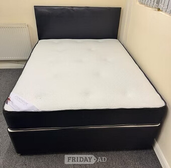 KING SIZE - PINEMASTER MEMORY MATTRESS DIVAN BASE & HEADBOARD