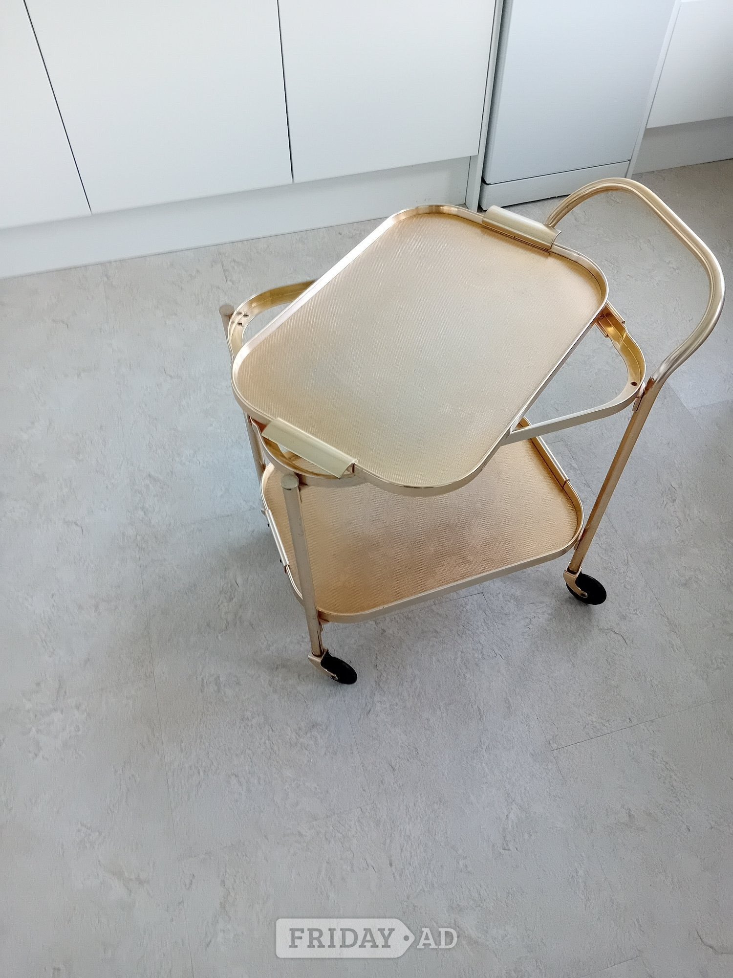 Kaymet of London 2 tier drinks/tea trolley