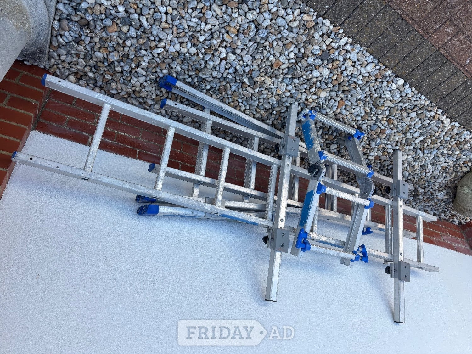 Extendable 3 part angle 2/3 mtr conservatory roof ladder £1400.  in Bexhill-On-Sea