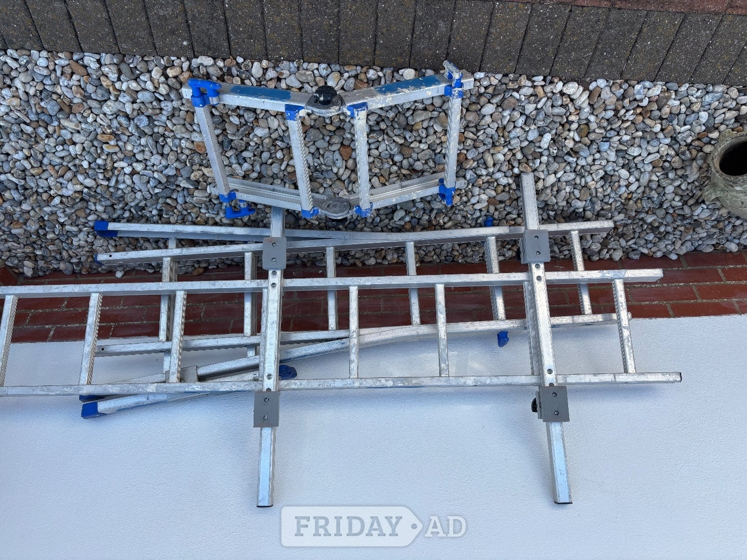 Extendable 3 part angle 2/3 mtr conservatory roof ladder £1400. 