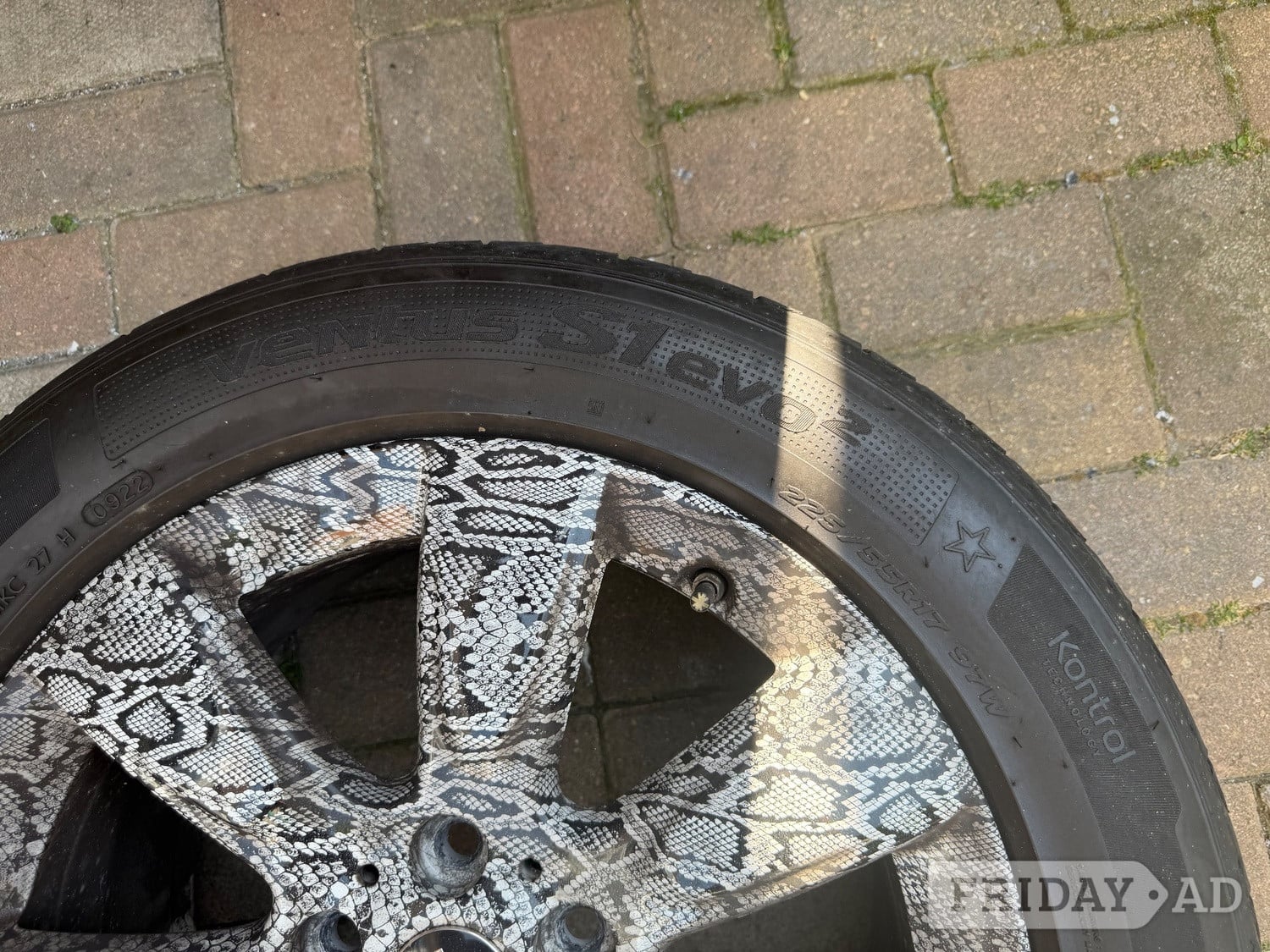 16” Hankook evo s2 x4 wheels and tyres in London