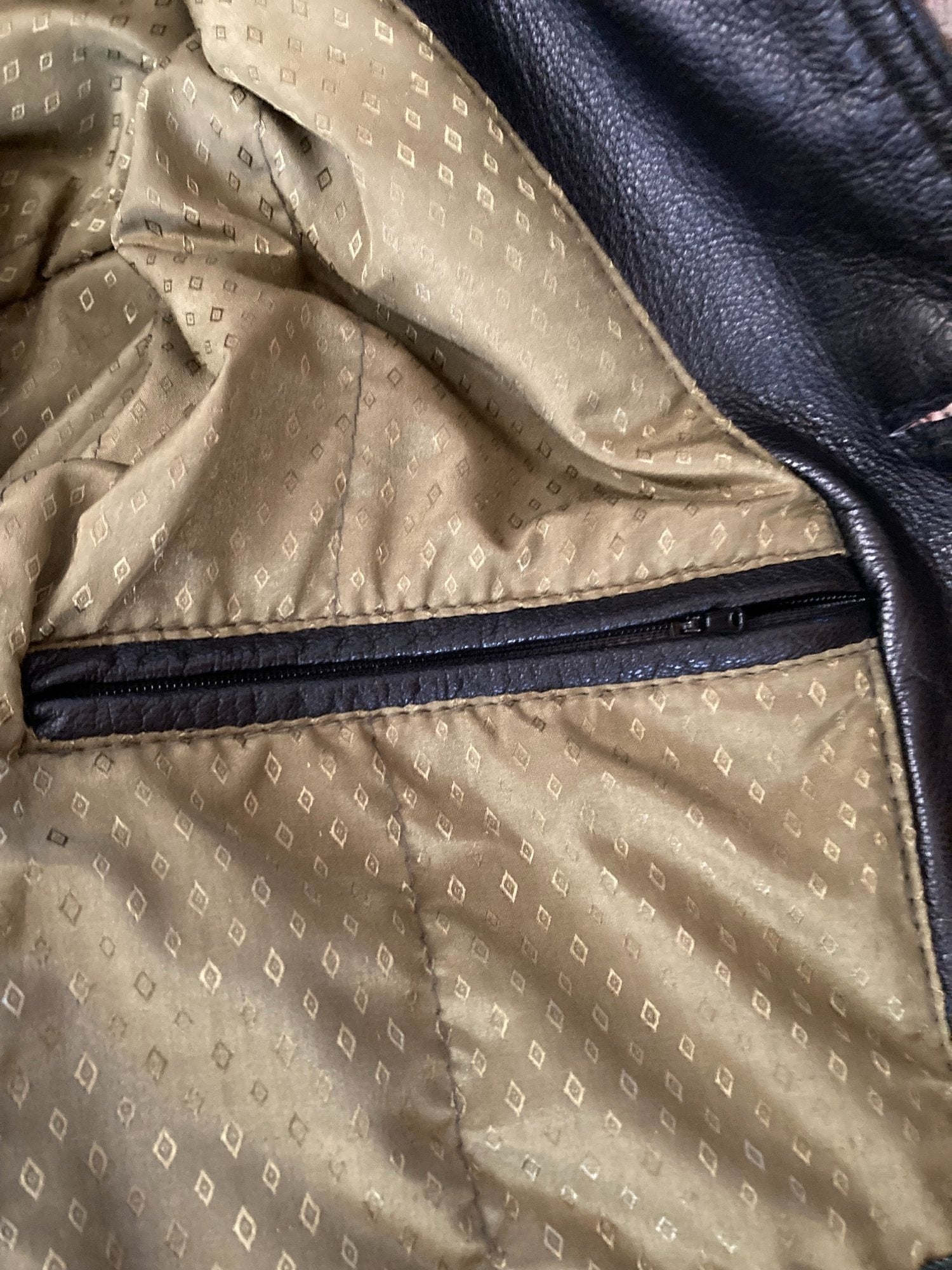 Black Real Leather, 5 Button Blouson Jacket - Size S - Clothing, Footwear & Accessories