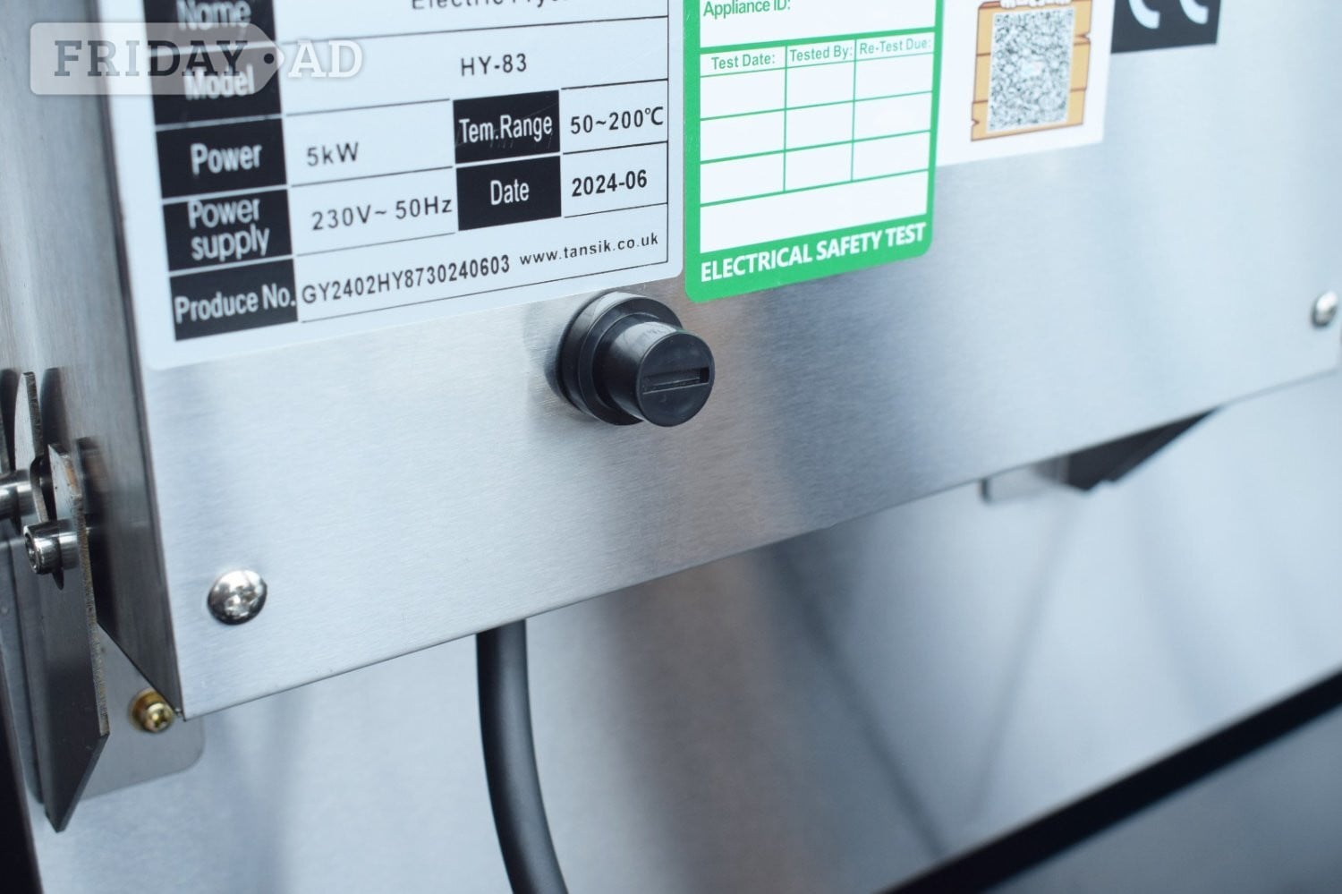   Share Commercial Electric double Deep Fat Fryer Single tank 10 