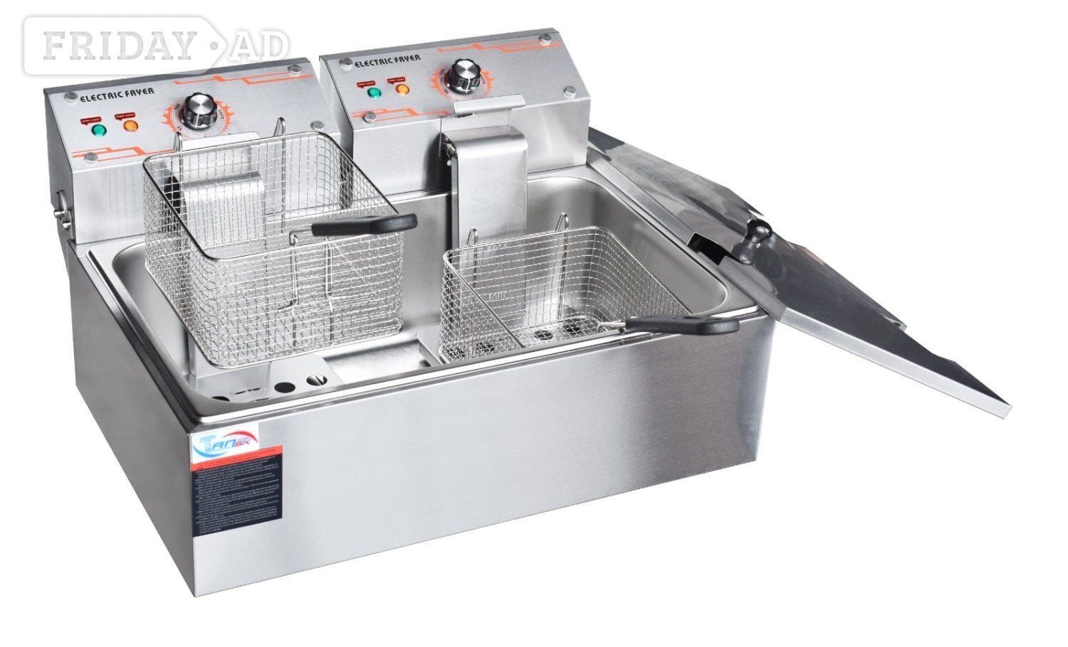   Share Commercial Electric double Deep Fat Fryer Single tank 10  - Home Appliances in Birmingham