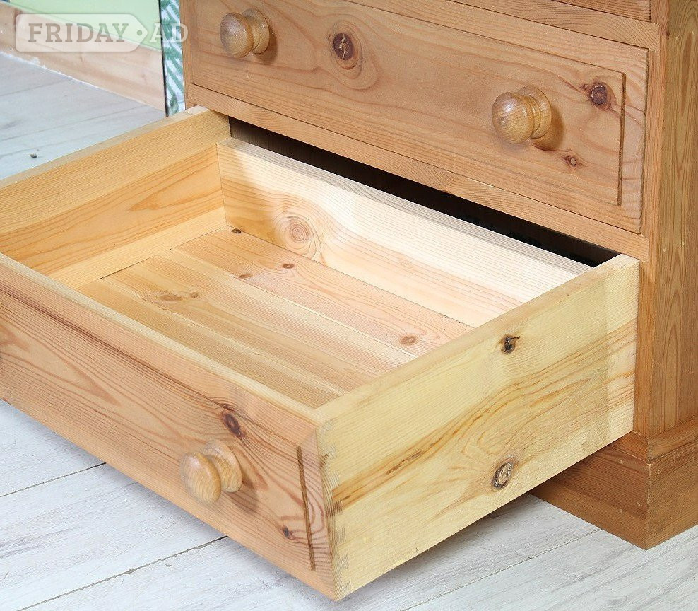 Nationwide Delivery  - Quality Farmhouse Pine Chest Of Drawers