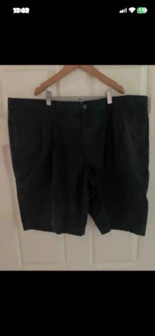 Dockers navy chino shorts in size waist 44"