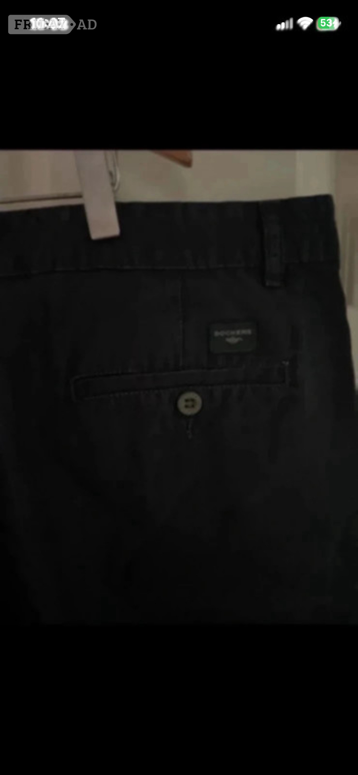 Dockers navy chino shorts in size waist 44" - Clothing, Footwear & Accessories