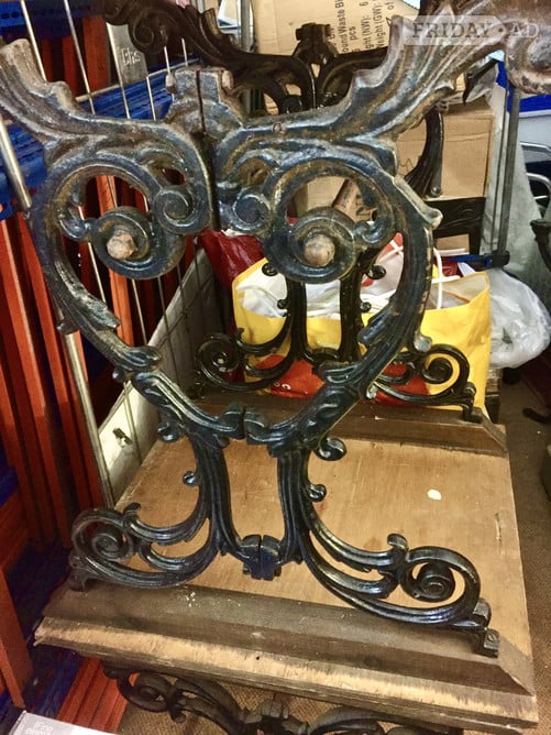 Cast- Iron Table Sides Build 6 rectangular or Square tables  