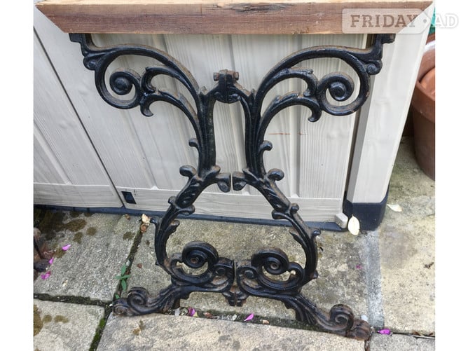 Cast- Iron Table Sides Build 6 rectangular or Square tables   - Garden in Eastbourne