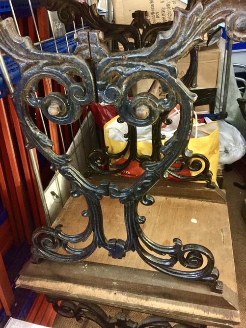 Cast- Iron 6 rectangular or Square tables  