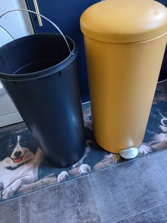 Yellow kitchen bin Tunbridge wells £15