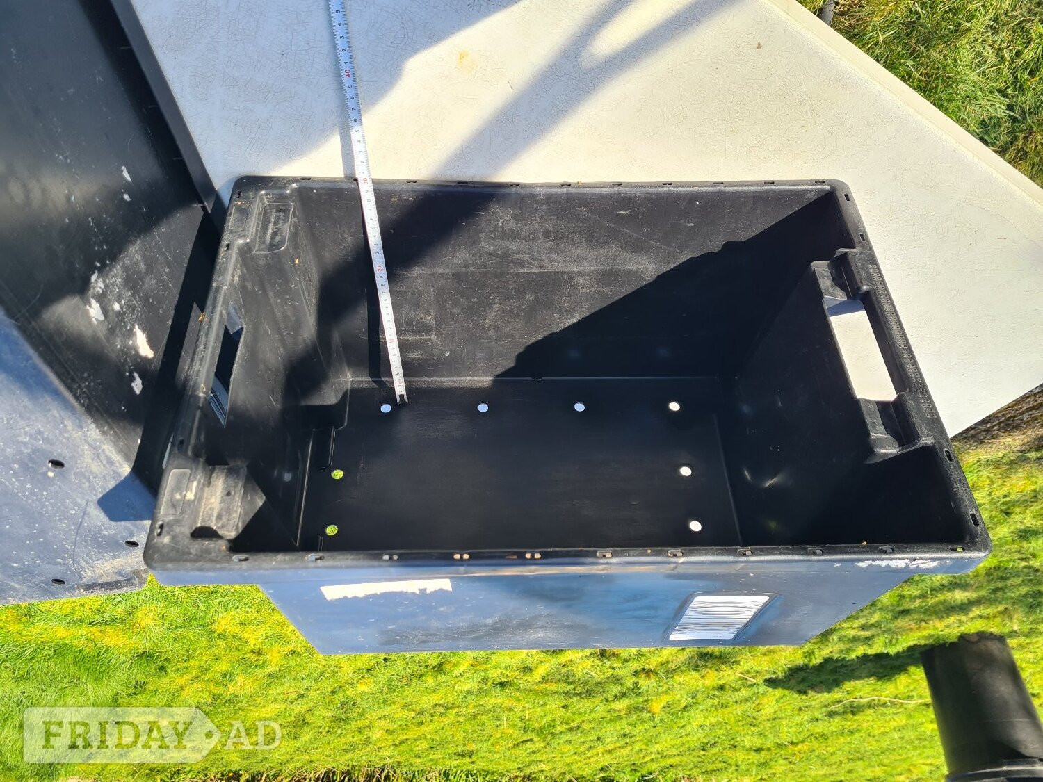 Strong plastic stackable STORAGE/moving/workshop/DIY/hobby BOXES in Eastleigh