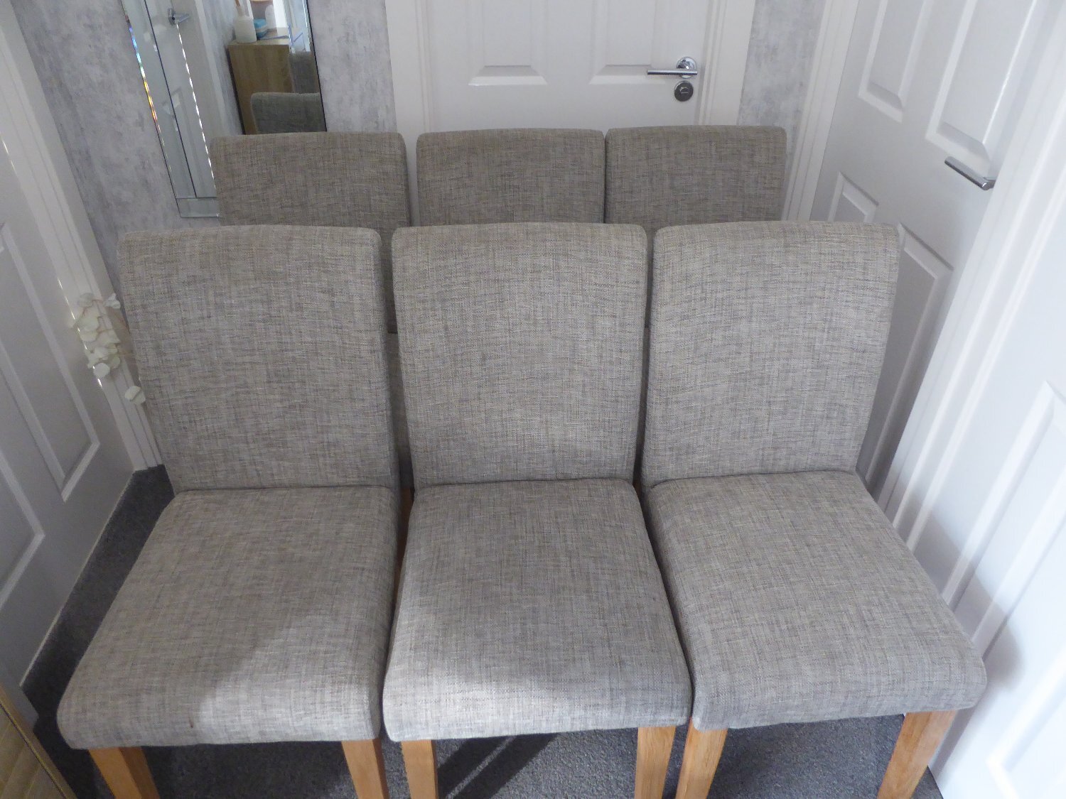 Next 6 dining chairs.