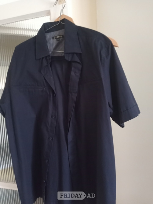 TWO new black shirts never worn in Littlehampton