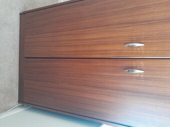 Mahogany wardrobe  in perfect condition 