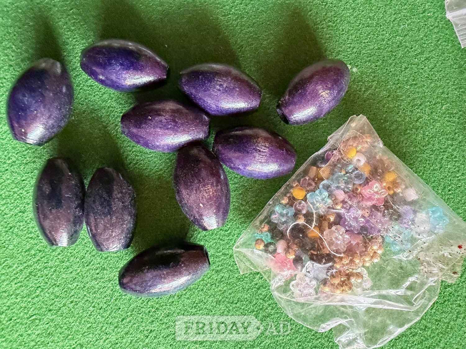Worthing 3 packets of beads