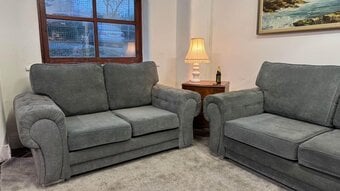 Grey 3+2 seater sofa set for sale ¬ Free Delivery Available 