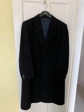Gents Crombie Style All Wool Overcoat