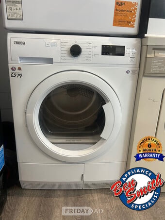 ZANUSSI 7KG CONDENSER DRYER