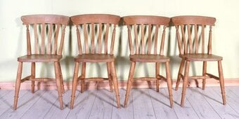 Delivery Options - Solid Beech Farmhouse Slat Back Chairs