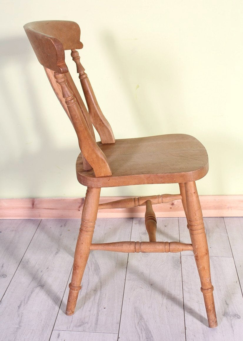 Delivery Options - Solid Beech Farmhouse Slat Back Chairs - Furniture in Hailsham