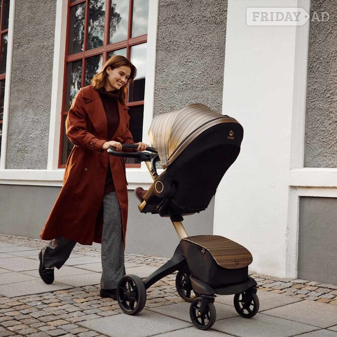 London Stokke Xplory X Pushchair - Gold Edition