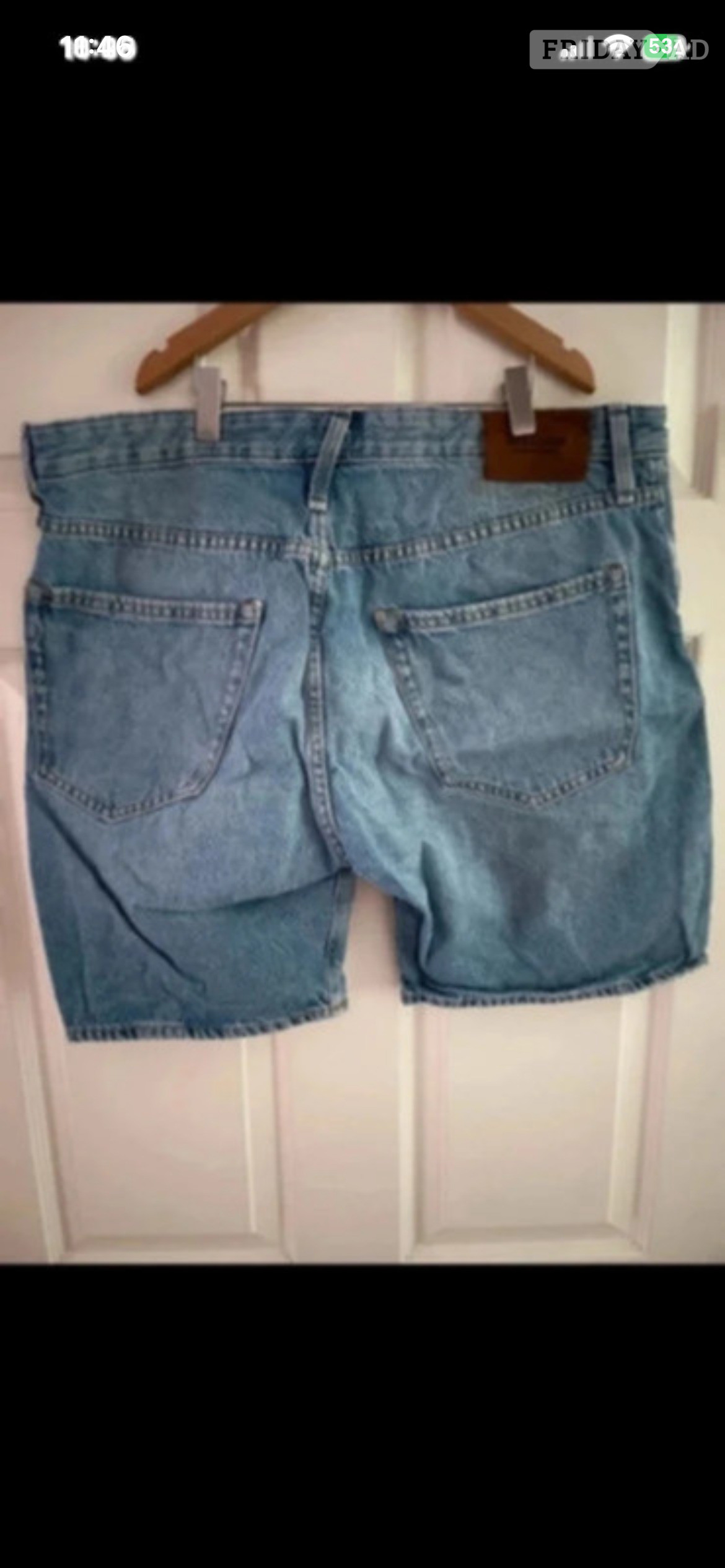 Jack and Jones relaxed blue denim fit shorts in Size XL - Clothing, Footwear & Accessories in Stourport-On-Severn