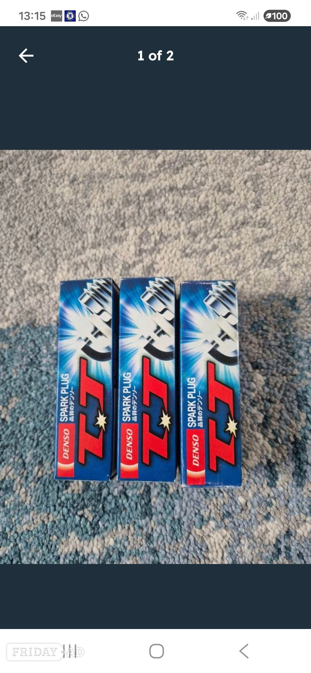 3 x Denso spark plugs  in Cardiff